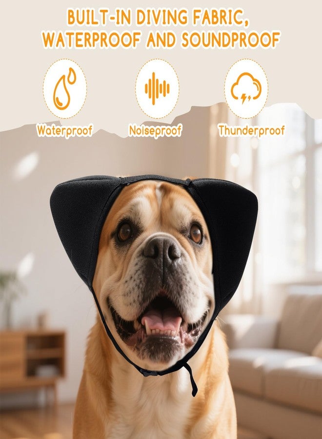 SilTriangle Dog Ear Muffs for Noise Protection, Noise Cancelling Ear Covers, Dog Headphones, Waterproof Doggie Ears Plug for Drying, Bathing, Keep Bugs and Water Out, Quiet Ears from Thunder Firework Weeder - Image 4